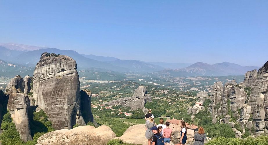 Meteora rotsen Griekenland